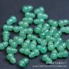 9mm 14mm Jade Dongling Verde Agujero Pasante Calabaza Parte Posterior Nube Cuentas DIY Pulsera Collar Aretes Accesorios Borla
