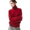 Cardigan de Caxemira Estilo Old Money para Mulheres, Suéter de Tricô de Gola Alta Outono/Inverno, Pulôver, Fechamento com Botões, Top Quente, Camada Base