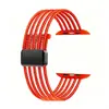 Adequado para Apple Watch Applewatchs9 Pulseira de Malha Magnética de Nylon Iwatchs8/7/6 Seda de Pesca Respirável