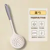 Juego de Espátula y Cucharón de Silicona en Bloques de Color Gris y Blanco para Uso en Casa, Resistente al Calor, Antiadherente, para Cocinar y Saltear, Juego de Utensilios de Cocina
