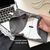 2025 Nueva Clase A Encaje de Algodón Crudo Calzoncillos Largos con Entrepierna Calzoncillos de Algodón Puro para Mujer Shorts Sexy Puro Deseo