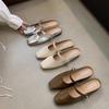 Pantuflas Suaves con Suela de Goma para Mujer, Aumentadoras de Altura Interior, Calzado de Exterior 2025 Primavera Nuevos Mocasines Planos sin Cordones Slip-Ons