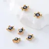 Colgante Pequeña Tortuga Goteo de Aceite Accesorios para Ojos Joyería Hecha a Mano DIY Accesorios Colgantes Pequeños de Aleación Accesorios para Pendientes