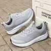 Zapatos de talla grande de horma ancha transfronterizos, zapatos de puntera ancha, zapatillas de punto flyknit para hombres jóvenes, zapatos barefoot de arco cero, transpirables y ligeros para correr