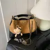 Bolso Cruzado, Bolso de Hombro, Bolso de Cadena, Nuevo Bolso de Mano de Moda Tendencia 2026 Elegante Simple Casual Japonés y Coreano para Mujer con un Toque de Elegancia