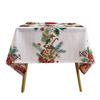 Nova toalha de mesa americana tema Natal toalha de mesa de jantar toalha de mesa sino de Natal toalha de mesa decoração de feriado fábrica atacado