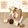 Bolsas de lino personalizadas con logo para el Festival del Medio Otoño, regalos prácticos y creativos para clientes, compra al por mayor corporativa para empleados