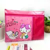 Bolsa de Documentos para Estudiante Impermeable con Patrón de Dibujos Animados, Formato A4, Tres Cremalleras, para Organizar y Guardar Materiales con Cremallera