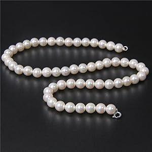 ausger pearl necklace for men women teens