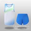 Traje de Entrenamiento de Atletismo Wei Run Examen Físico Competición de Velocidad Larga Ropa Deportiva Ajustada Maratón Running Set de Chaleco para Hombre y Mujer