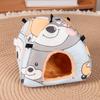 Ninho Urso Dourado Ninho de Inverno Porquinho da Índia Filhote À Prova de Vento Quente Impermeável Iurta Mongolei Ninho de Hamster Ninho de Algodão para Hamster Dropshipping