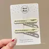 Pinza de pico de pato para maquillaje de moda estilo coreano, básico y simple, alto valor estético, pinza lateral, no deja marca, nuevo modelo 2026, pinza para el cabello elegante