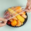 Set de cuencos de plástico desechables con envoltura elástica para alimentos, boca elástica, grandes, venta al por mayor, para refrigerador, conservación fresca, licra, seda, oso, empaque