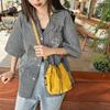 2025 Nova Versátil Casual Simples Moda Bolsa de Celular Estilo Balde Bolsa Transversal Feminina Tendência Estilosa Bolsa de Ombro