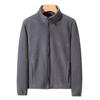 Roupas de lã para outono e inverno, casaco de lã polar grosso e quente de dupla face para homens e mulheres, forro para roupas de assalto ao ar livre, impressão por atacado