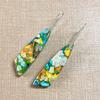 Aretes Colgantes de Piedra Natural Bohemio Nuevo Transfronterizo Aretes Joyería Retro Popular Europea y Americana Venta al por Mayor de Joyería