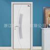 Puerta de madera de Jiangshan, directa de fábrica, de alta calidad, protección del medio ambiente, PVC, sin pintura, juego de vidrio interior, puerta de baño, cocina, balcón