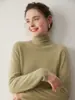 Suéter de Cachemir con Cuello de Pico Estilo Elegante para Mujer, Jersey de Manga Larga Adelgazante, Suéter de Cachemir Tejido Base para Venta al por Mayor