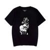 Amazon kuroshitou camiseta oversize anime retro americano algodón manga corta talla grande ancha Moda