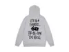 Comercio Exterior Dropshipping Marca Europea y Americana Nueva Tendencia Estampado de Letras Sudadera Unisex con Capucha Abierta