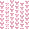 Conjunto de Decoração de Bandeirola Puxa-Bandeira Laço Rosa Bandeira de Laço Arranjo para Festa de Aniversário de Menina Bandeirola de Puxar de Aniversário