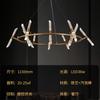 Lámpara Colgante Moderna de Rama en Espiga para Sala de Estar Estilo Nórdico Decoración de Lujo Ligero Estilo Industrial Tienda de Ropa Barra de Bar Accesorios de Iluminación Zhongshan