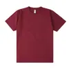 Camiseta Jiangfu 250g Pesada Gola Redonda Masculina Algodão Puro Unissex Manga Curta Camisa Publicitária Uniforme de Grupo Atacado Impressão de Logotipo