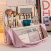 Bolsa de Maquillaje Vertical, Bolsa de Almacenamiento para Cosméticos, Apertura Grande, Bolsa de Maquillaje Vertical de Gran Capacidad, Bolsa de Almacenamiento para Viajes