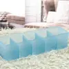 Caja organizadora de cajones y compartimentos para ropa interior y calcetines transfronteriza de 5 compartimentos, caja de plástico para clasificar y organizar del hogar, venta al por mayor de artículos para el hogar