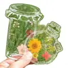 Marcador de Flores Secas Ins Marcador de Flores Secas Transparente de Primavera DIY Estudiante Planta Repujada Niños Hecho a Mano Película para Hacer Espécimen
