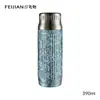 Copo Térmico Feijian de Titânio Puro, Grande Capacidade, Copo de Titânio para Preparo de Chá Masculino, Copo de Água Outdoor de Alta Qualidade com Separação de Chá-Água, Presente