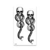 Fábrica de Origen Foto Pequeña Pegatinas de Tatuaje Animal Flor Serpiente Calavera Dedo Brazo Cualquier Conjunto a Juego