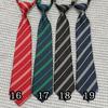 Corbata Libre Japonesa JK de Tokio Camisa a Juego para Estudiante Femenina y Masculina Uniforme Raya Roja Fotografía de Rendimiento Marca H Tendencia