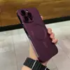 Funda magnética sin marco para teléfono con pulverización de aceite, adecuada para Apple 15 Pro Max, color sólido, 14/13, funda rígida 12, orificios de precisión 16