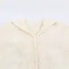 Roupas Femininas 2026 Verão Novo Estilo Europeu e Americano Fashionável Textura Macia Gola Lapela Camisa de Manga Longa Calça de Pernas Largas Conjunto de Duas Peças
