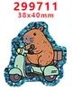 Accesorios Acrílicos de Dibujos Animados con Purpurina Transfronterizos Accesorios de Joyería DIY de Resina Parche Pasador Pasador Gt-T-299293