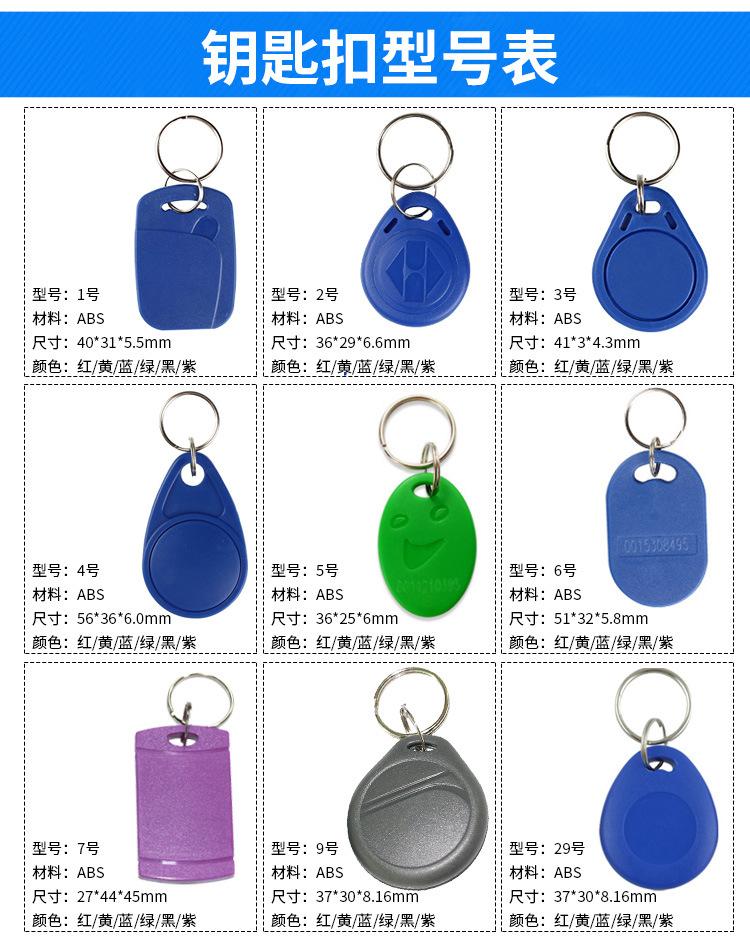 钥匙扣型号表