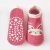 Calcetines de piso antideslizantes para niños con estampado de dibujos animados, nuevos para primavera y verano, calcetines frescos para interiores para bebés y niños pequeños, una generación de pelo