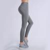 Roupas de ioga de levantamento de quadril de fábrica de origem transfronteiriça esportes femininos cintura alta barriga contração calças cortadas apertadas calças de corrida de verão fitness