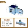 Conector de Tubo Cuadrado 20/25/30/40 Accesorios para Tubería de Hierro Galvanizado Conector sin Soldadura Junta en T para Barandilla Hebilla