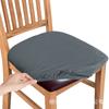 Funda de cojín para silla con hebilla de terciopelo Zorro Plateado amigable con la piel Funda elástica de terciopelo para silla Funda de cojín para silla de Restaurante Club