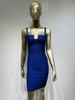 AliExpress Quente Transfronteiriço Europeu e Americano Sexy Vestido Bandage Alça Fina Bodycon Vestido de Quadril Vestido de Festa de Banquete