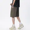 Pantalones de Marca Modernos para Hombre de Longitud Media Estilo Americano Pantalones de Cinco Puntos Verano para Hombre Holgados Rectos Casuales Deportivos Pantalones Cargo para Hombre para Vestir