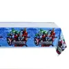 Suministros para Fiesta de Cumpleaños de Niños Platos de Papel Desechables, Servilletas, Manteles Decoraciones de Avengers