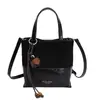 2025 Nuevo Bolso Cubo de Moda Portátil de Color Contrastante Mate Estilo Retro de Hombro Cruzado Tendencia Estampado de Leopardo Elegante Bolso para Mujer