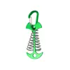 Clavos de espina de pescado con resorte para huecos de terrazas exteriores, Clavos para fijar tablas de madera a tiendas de campaña, Pinzas con forma de ancla para cuerdas para camping y uso en exteriores