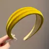 Diadema de Alta Calidad Coreana Nueva, con Peluche, de Ala Ancha, para Cabello Alto, Elegante y Elegante, Diadema para Presionar el Cabello para Fotos de Celebridades de Internet y Diadema para Mujeres