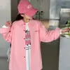 Camisas para Meninas 2026 Primavera Novas Elegantes e Versáteis Tops com Gola para Crianças Maiores, Jaquetas Camisa para Meninas