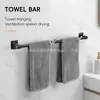 Juego de baño de acero inoxidable transfronterizo, aro para toallas de pared de baño de hotel, barra de toallas sin perforación, colgador de abrigos al por mayor