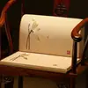 Cojín para Respaldo de Silla de Palosanto Estilo Chino, Cojín Integrado de Asiento y Respaldo para Silla de Té, Sillón, Cojín de Soporte Lumbar, Soporte Engrosado para Cintura